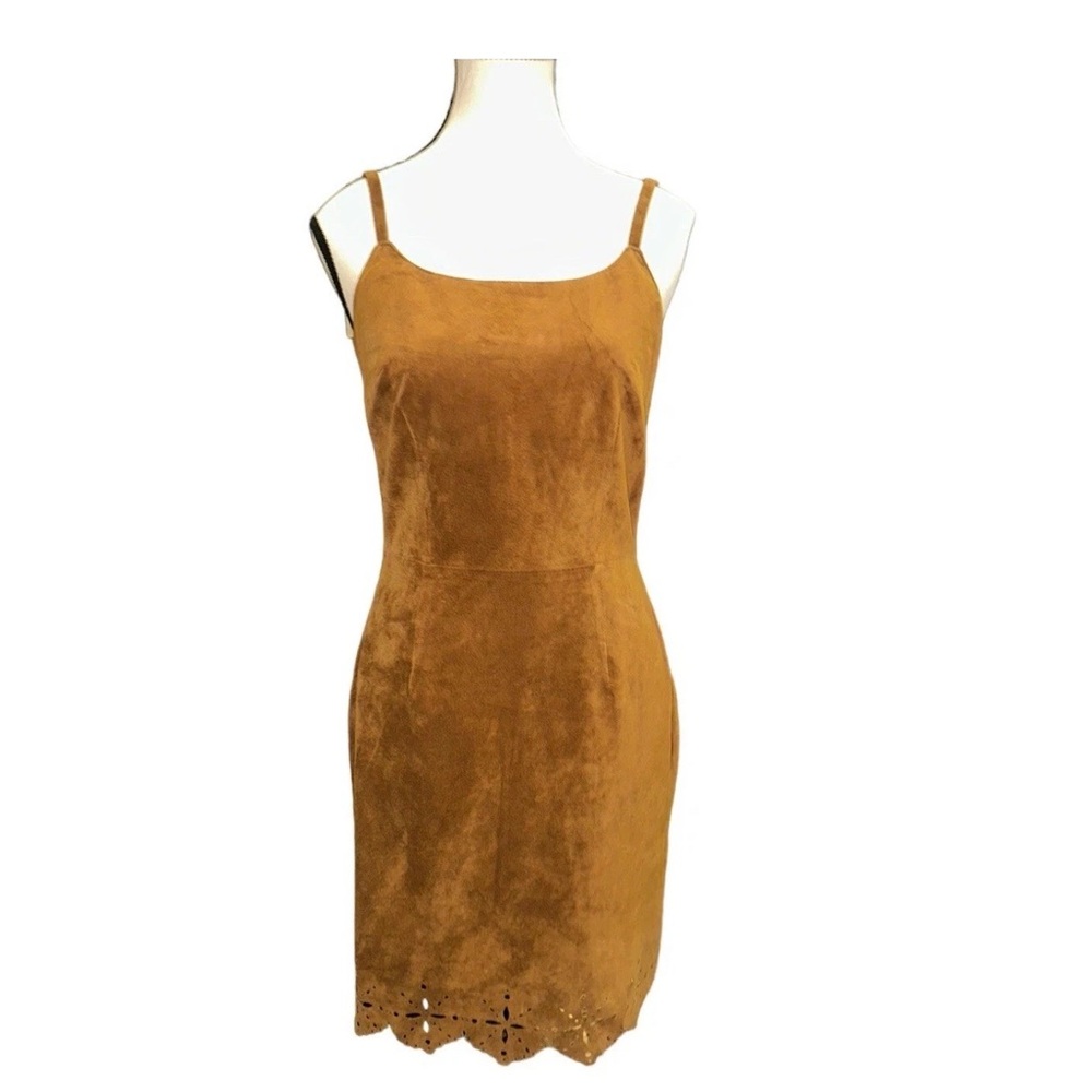 Vintage Newport News 6 Styleworks Leather Dress Laser Cut  Western Festival